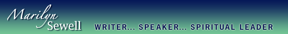 Marilyn Sewell - Writer... Speaker... Activist...